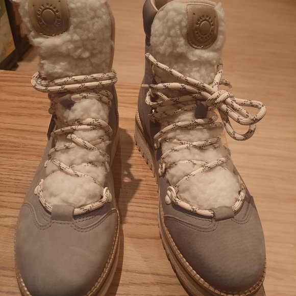 NWOT ZeroGrand Lodge Hiker Boot COLE HAAN Charcoal Mismatch size 6/6.5 - Picture 4 of 6